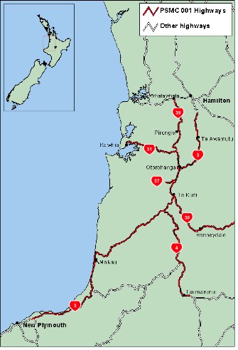 map of the full PSMC001 network