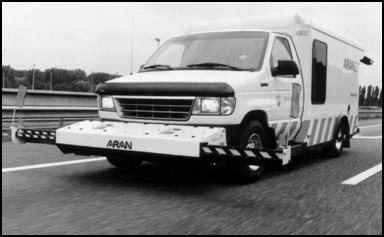 Photo of ARAN test vehicle.